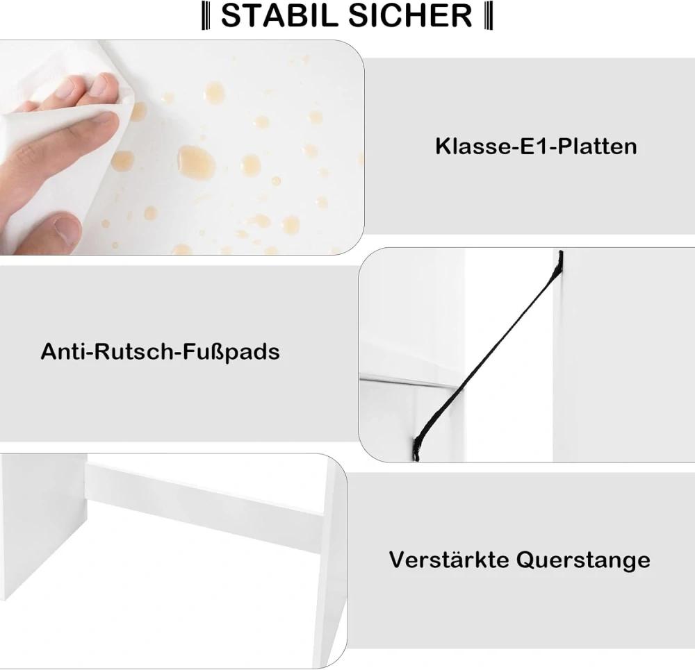 WOLTU toaletní stolek s osvětlením a zrcadlem ve 3 barvách, toaletní stolek s make-up taburetem.