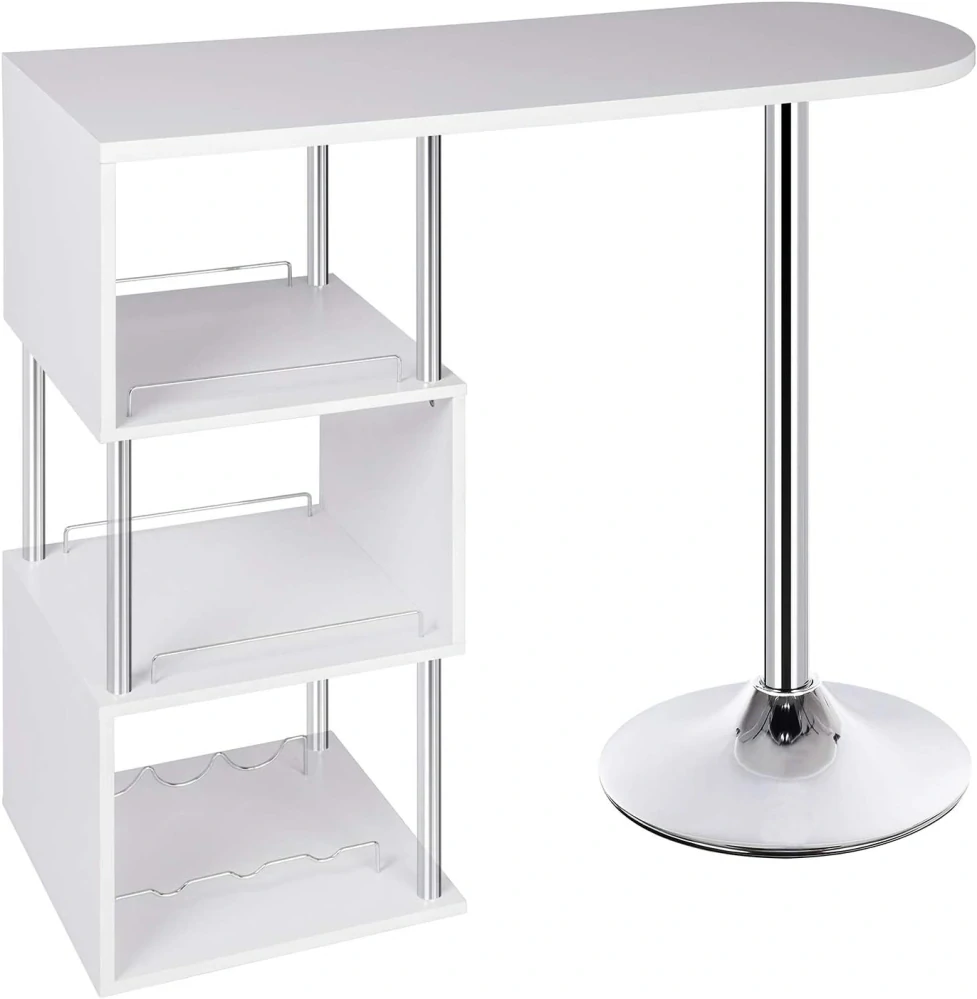 WOLTU barový stůl BT22ws, 113x40x105cm (ŠxHxV)