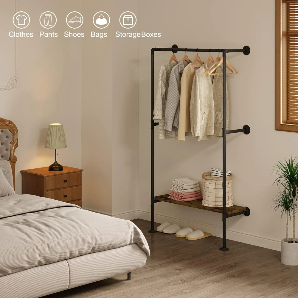 WOLTU věšák na oblečení pro montáž na stěnu