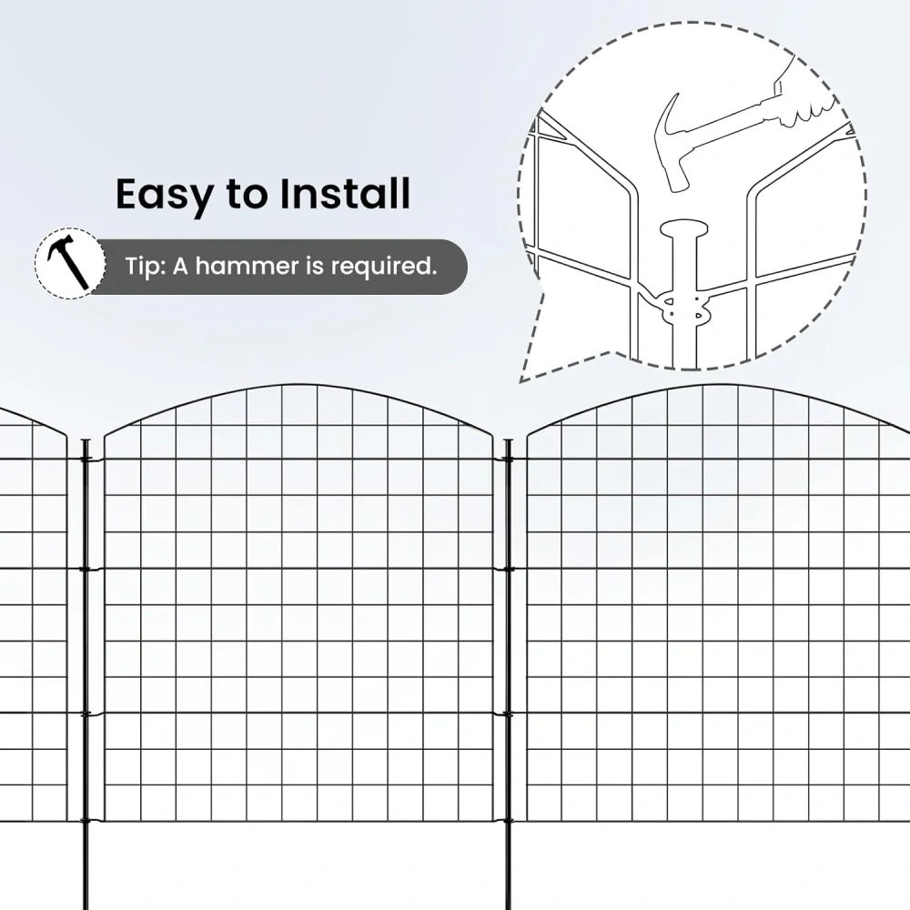WOLTU jezírkový plot, zahradní plot
