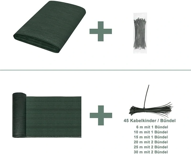 WOLTU plotová zástěna 1,5 x 30 m