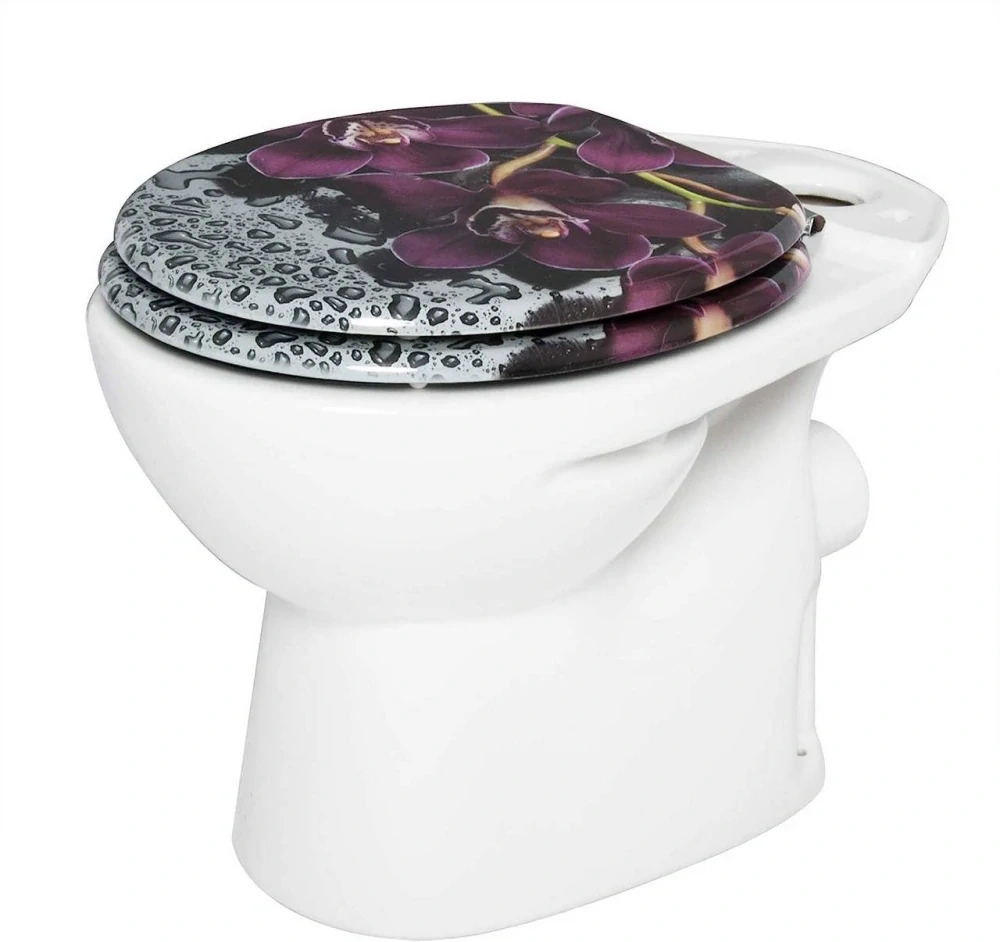 WOLTU potah na WC sedátko MDF WC sedátko s mechanismem Soft Close