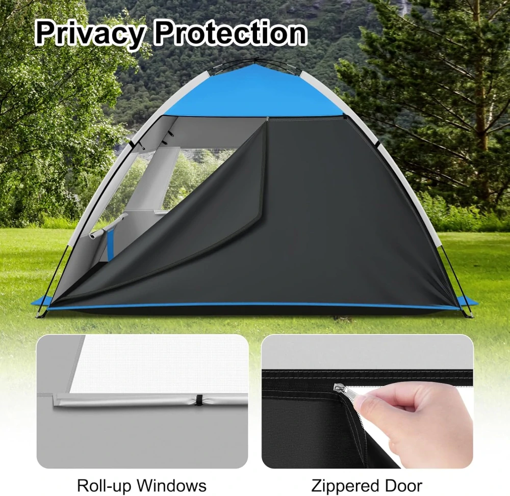 Přenosný plážový stan pro 3-4 osoby