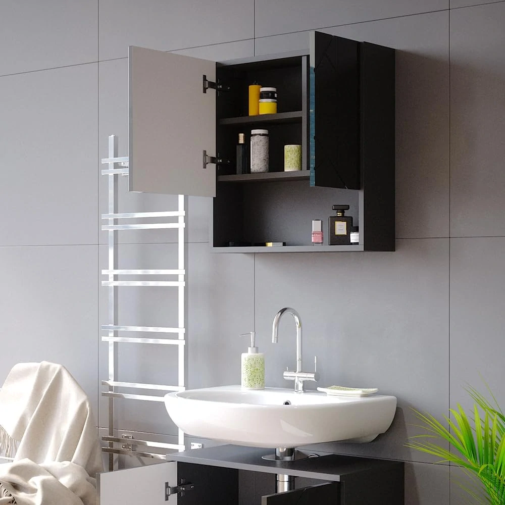 Vicco Irma zrcadlová koupelnová skříň 16,9 D x 54 Š x 55 Vka