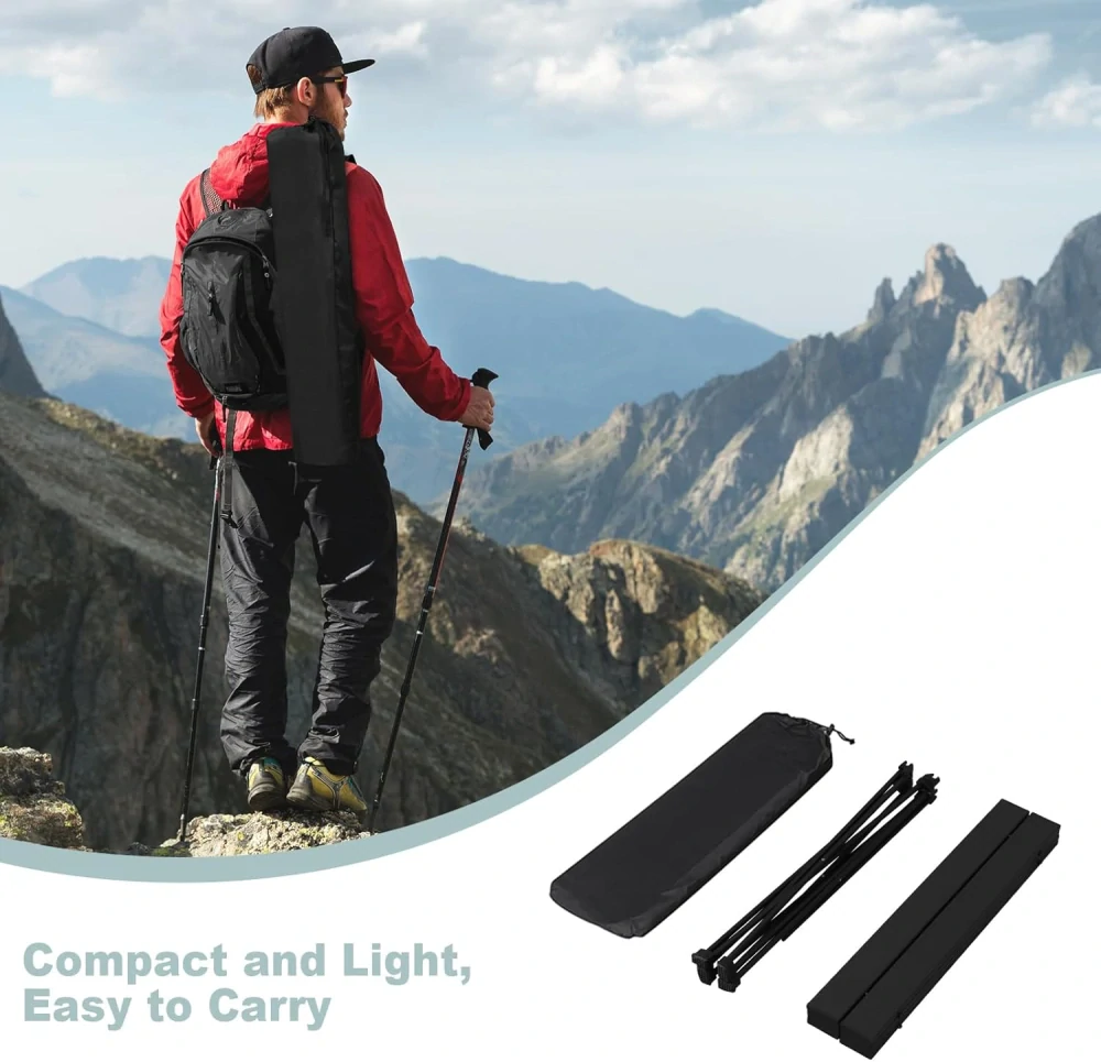 Skládací kempingový stůl WOLTU, hliníkový ultralehký