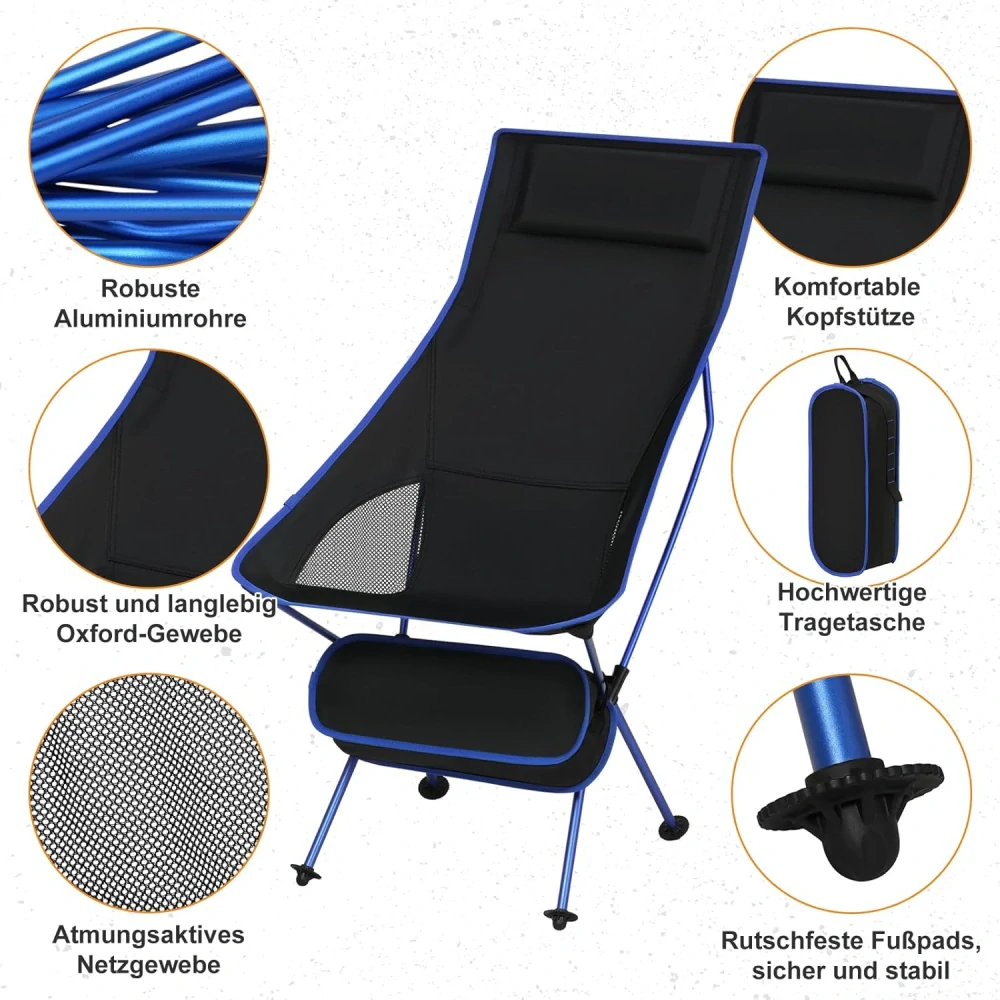 Skládací kempingová židle eSituro