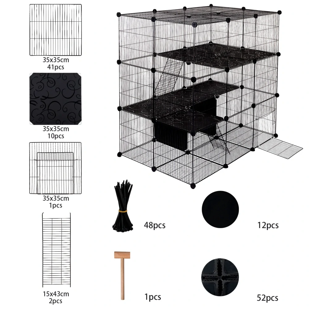 Ohrádka pro domácí mazlíčky 109x74x109cm