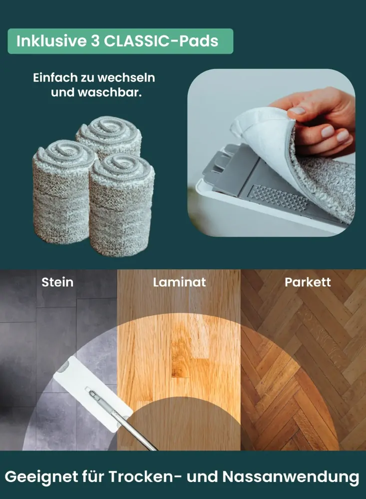 WONDERHOME kompaktní mop Smart