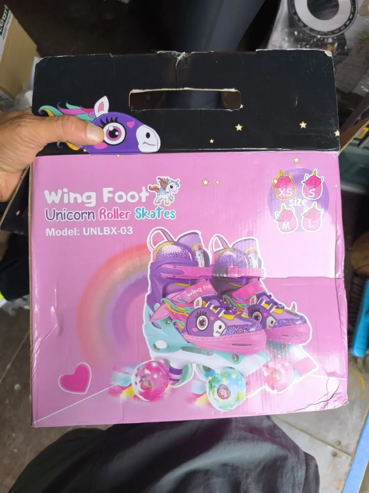 Dětské kolečkové brusle Unicorn pro dívky