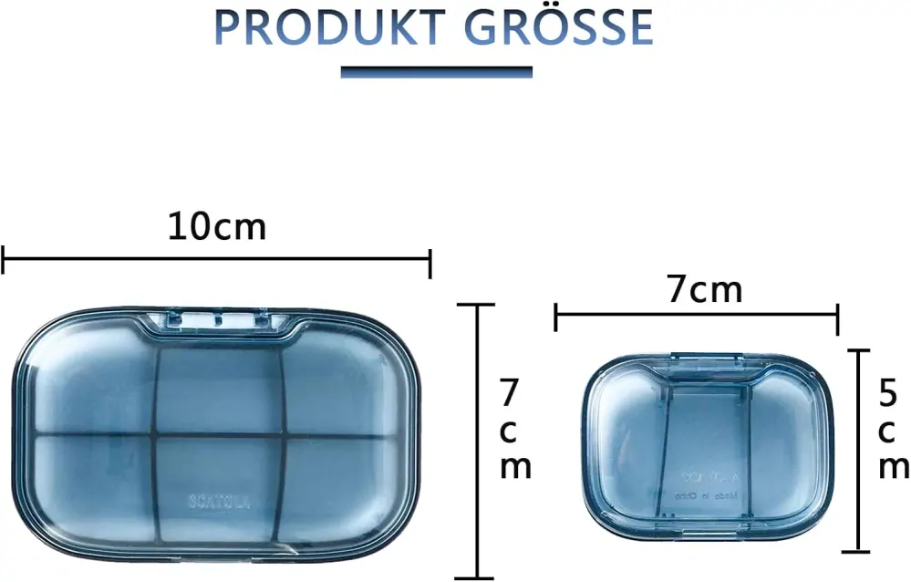 YXCHUA Krabička na tablety, 2 kusy