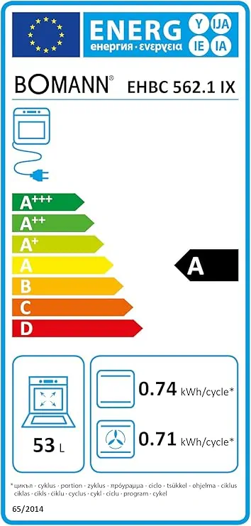 Set elektrického sporáku vestavného Bomann EHBC 562.1 IX