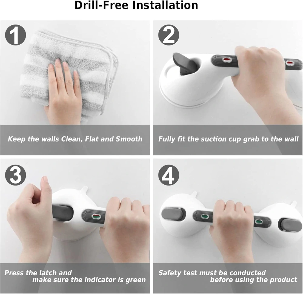 Rukojeti sacích sprch pro starší osoby