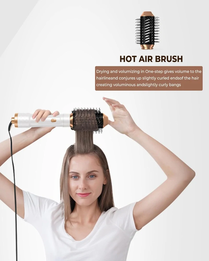 Ukliss 6v1 Air Styler Sada kartáčů pro vysoušeč vlasů