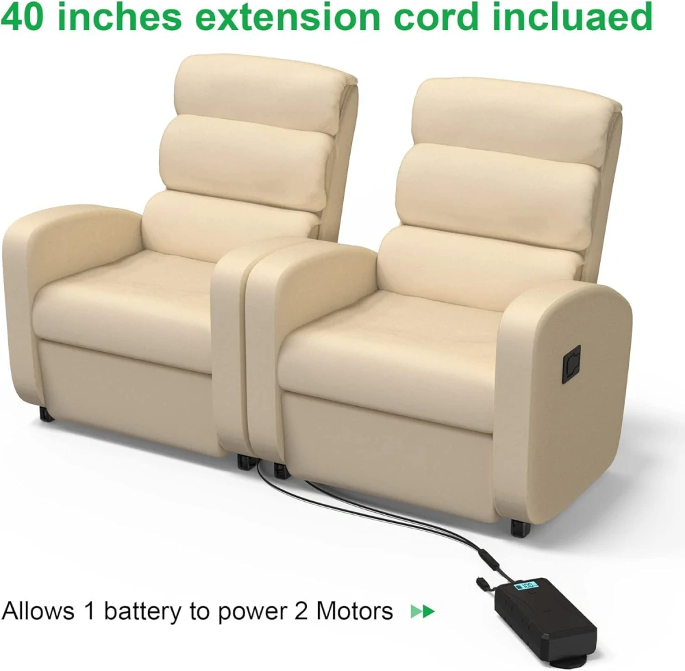 NOPWOK Univerzální baterie pro polohovací nábytek – 2500 mAh