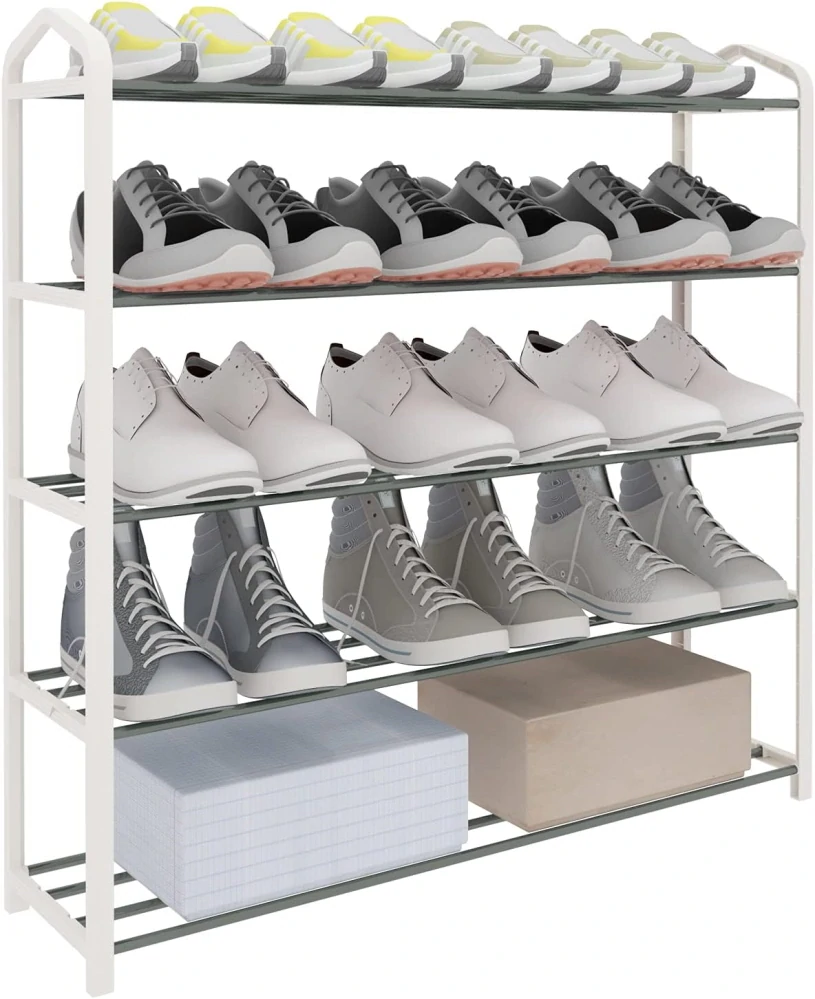 WOLTU kovový 5-vrstvý stojan na boty