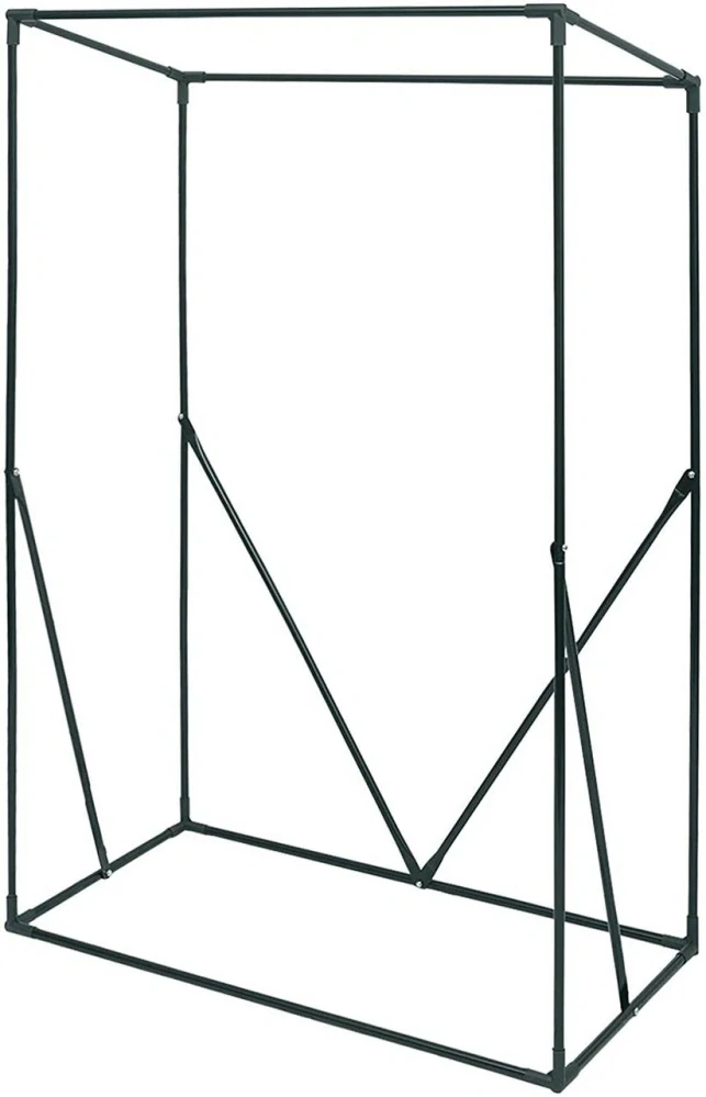 WOLTU Skleníkový PE rošt Kryt Bílý 100x50x136/150cm