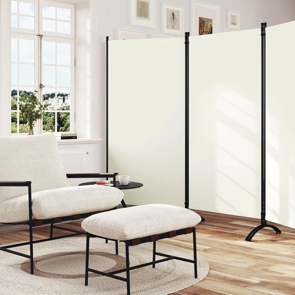 WOLTU zástěna volně stojící 3dílný 255x182 cm