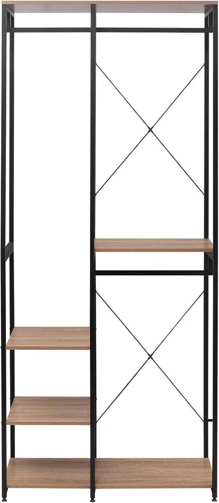 WOLTU věšák na oděvy se 4 úrovněmi 205 D x 40 W x 90 V