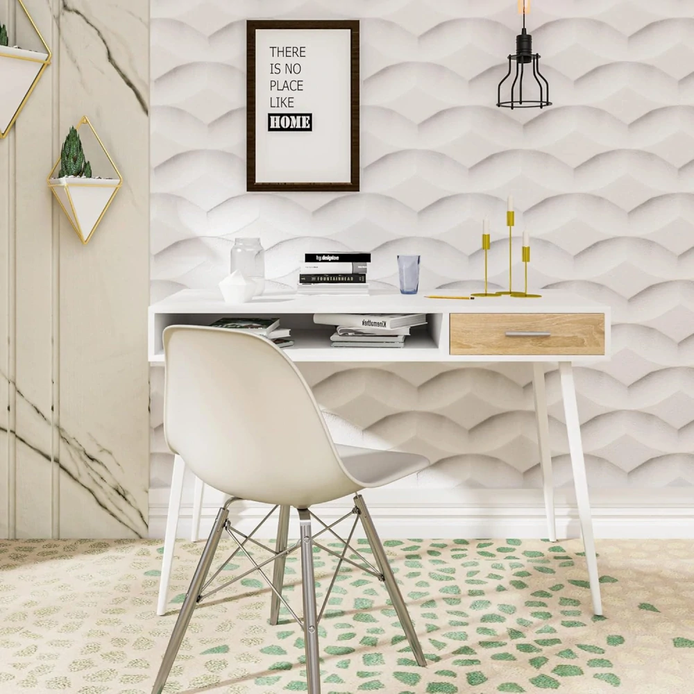 Woltu TS39ws počítačový stůl, kancelářský stůl  110 x 50 x 75 cm