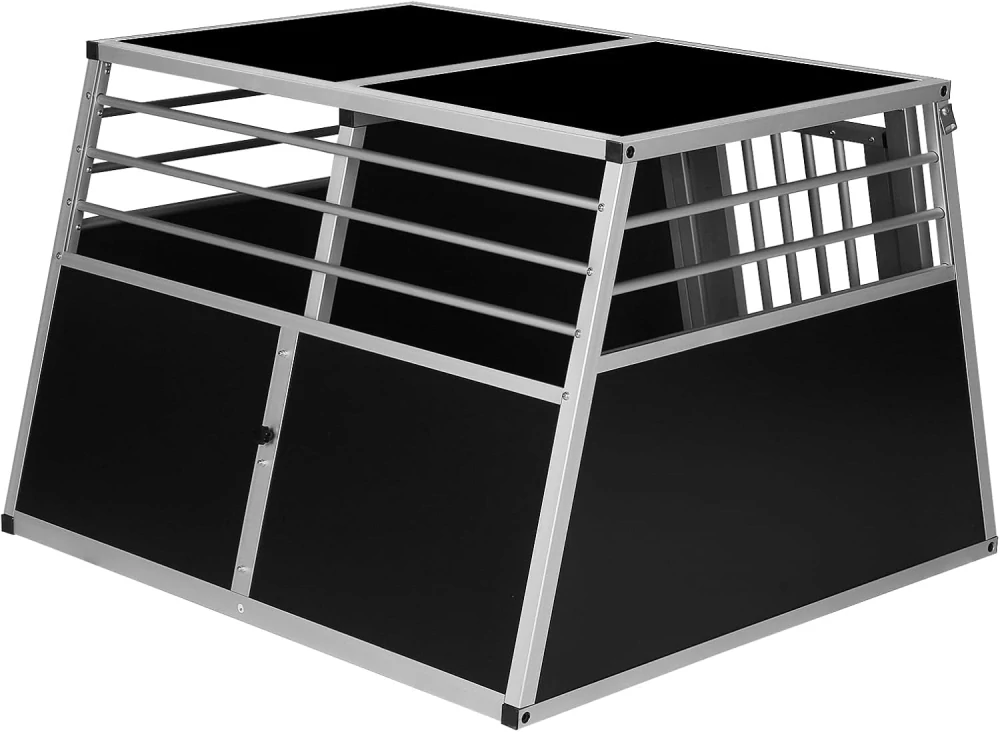 EUGAD 0012LL hliníkový přepravní box pro psy š 97 x v 66 x H 92 cm