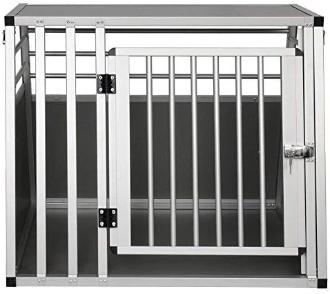 hliníkový přepravní box pro psy, š 80 x v 65 x h 65 cm
