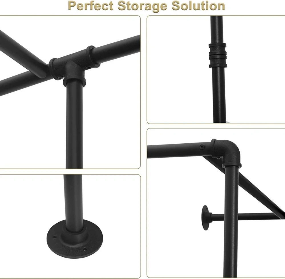 Věšák na oblečení WOLTU Nástěnná otevřená skříň