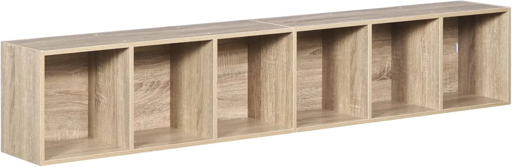 WOLTU SK003hei6 Knihovna 30 x 158,5 x 24 cm (Š x V x H)