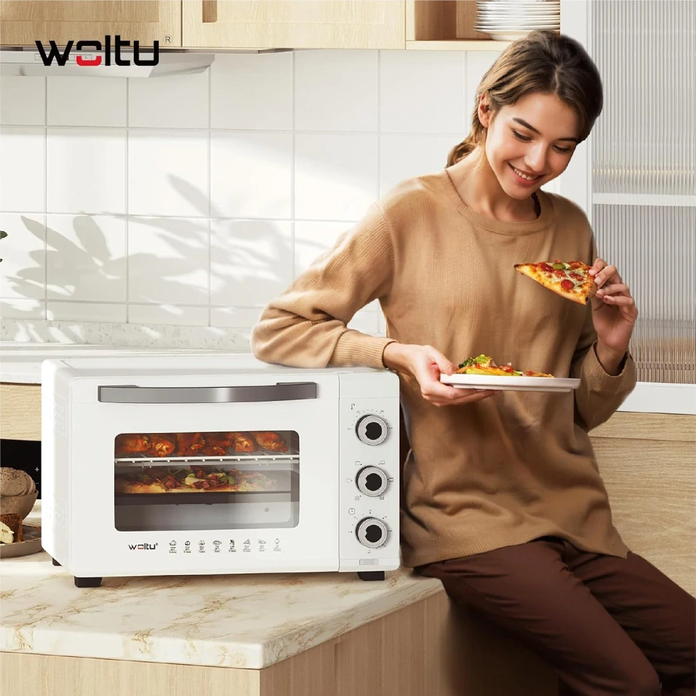 Mini trouba WOLTU, trouba na pizzu 32 l, 1600 W
