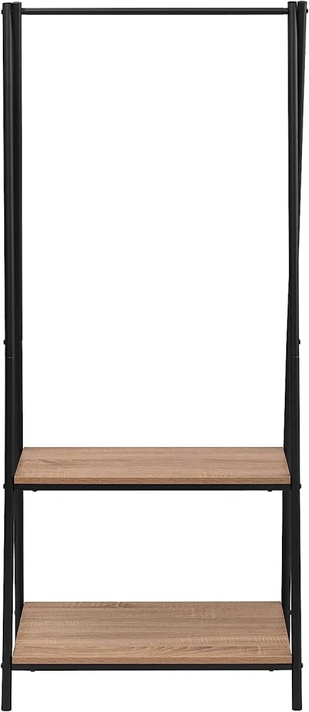 Věšák na kabáty WOLTU, věšák na šaty se 2 policemi, věšák na boty