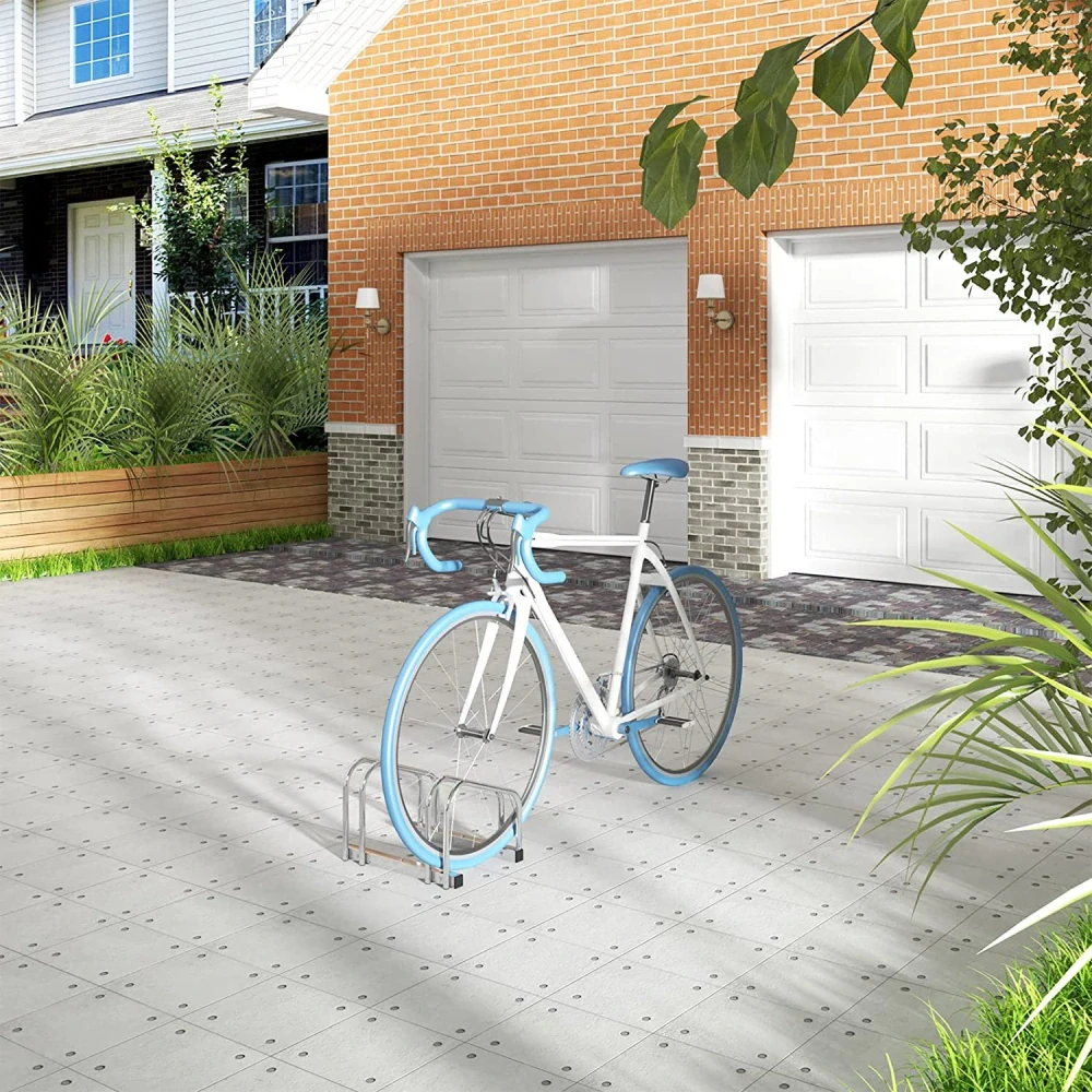 WOLTU Stojan na kolo Stojan na kolo Parkovací stojan Stojan na podlahu Podlahový stojan Kov