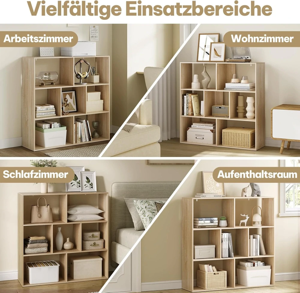 eSituro Knihovna Polička 7 otevřených přihrádek