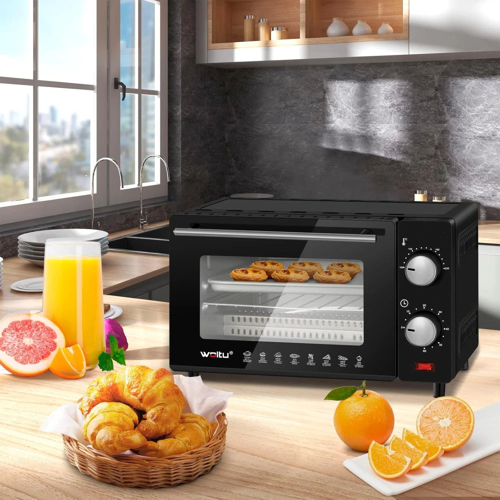 WOLTU Mini pečící trouba, 10 litrů, 650 W