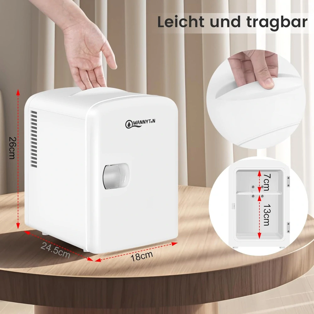 WANNYTON Mini lednička 4L