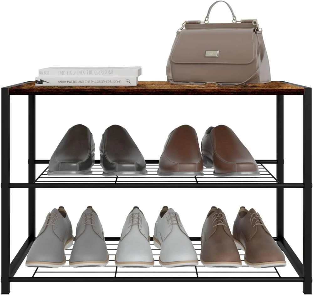 WOLTU Botník, 2patrová botní lavice se sedákem