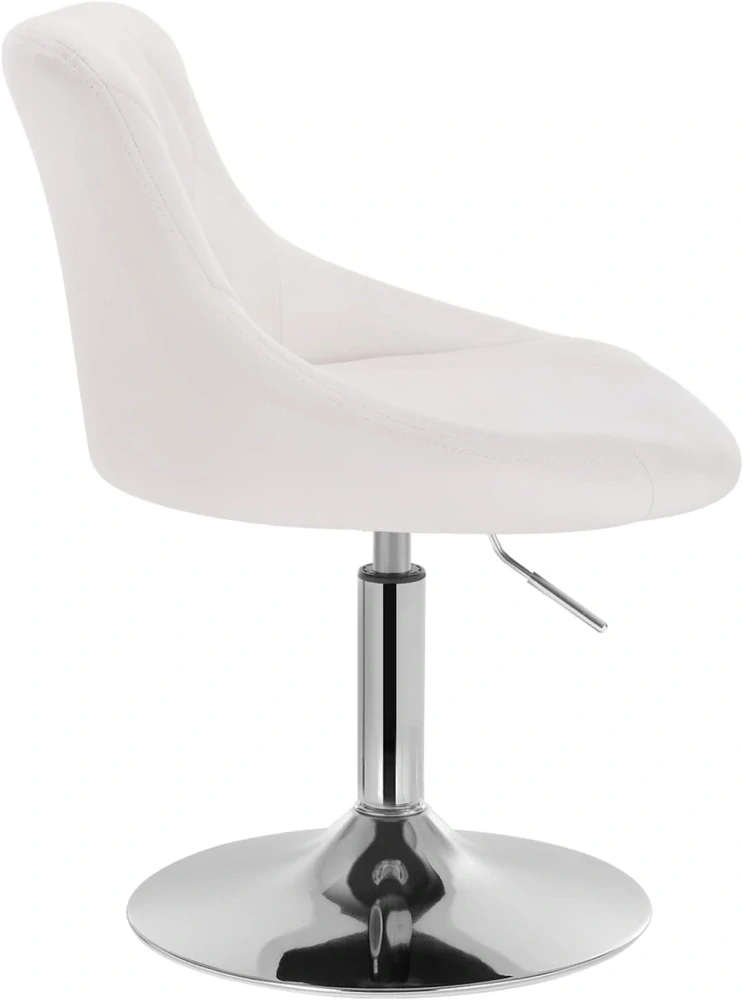 Pohodlná a ergonomická barová židle z umělé kůže a kovu