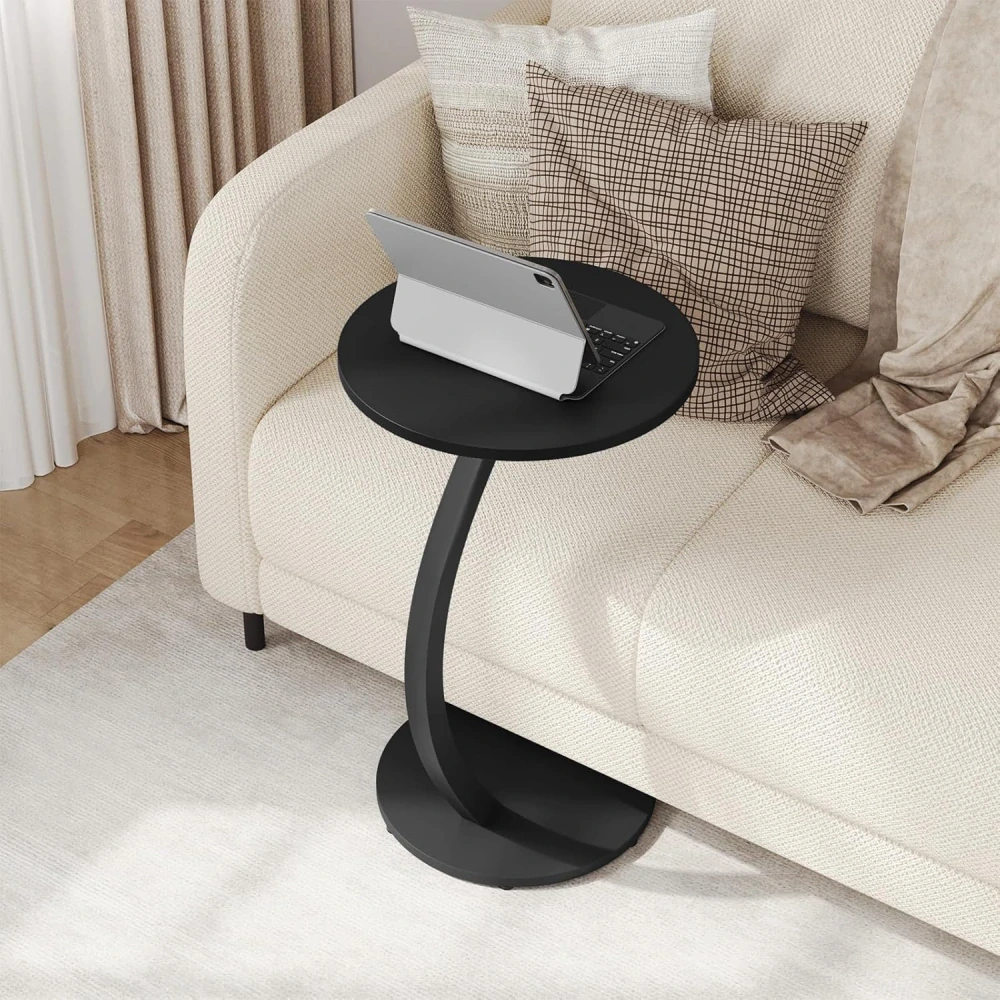 WOLTU BTS21sz Odkládací stolek ve tvaru C