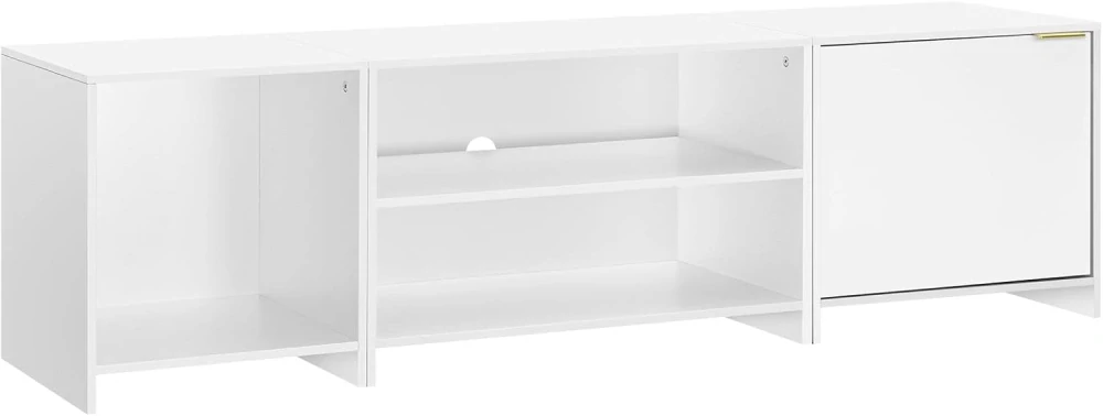 WOLTU TVS001ws2 TV stolek pro TV 160 x 45 x 39 cm, bílý