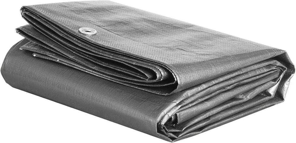 Plachta WOLTU 5 x 5 m, voděodolná, 280 g/m², šedá