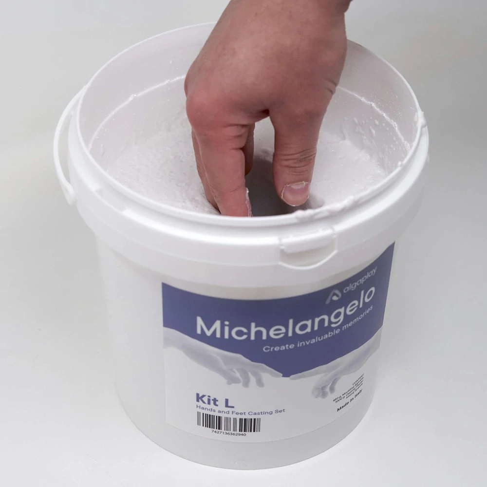 Michelangelo Moulding Alginate1800 g (4 balení x 450 g) Chromatický alginát pro vysoce přesné otisky prstů