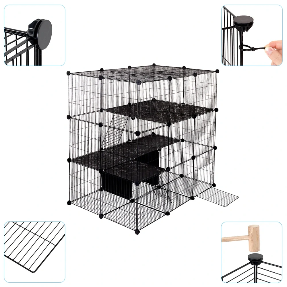 Ohrádka pro domácí mazlíčky 109x74x109cm