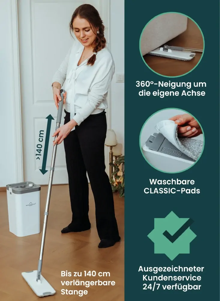 WONDERHOME kompaktní mop Smart