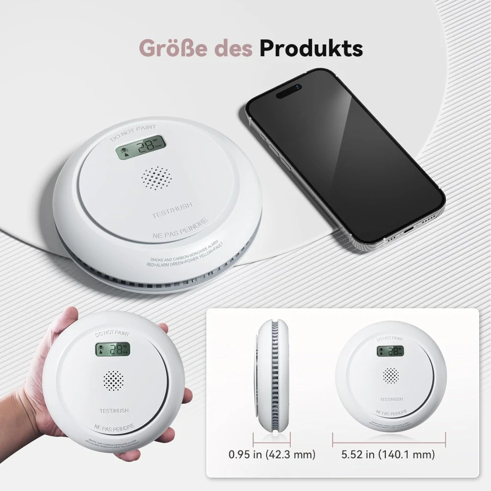 Putogesafe Hlásič kouře C s LCD displejem