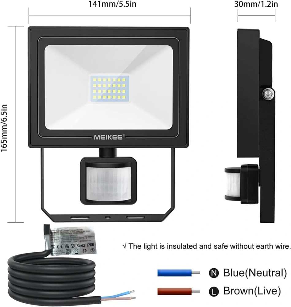 LED reflektor světla MEIKEE