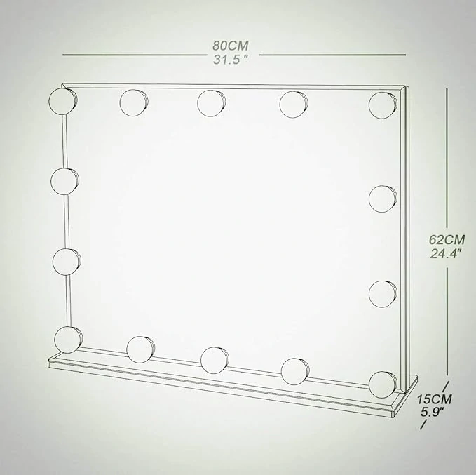 Toaletní kosmetické zrcátko