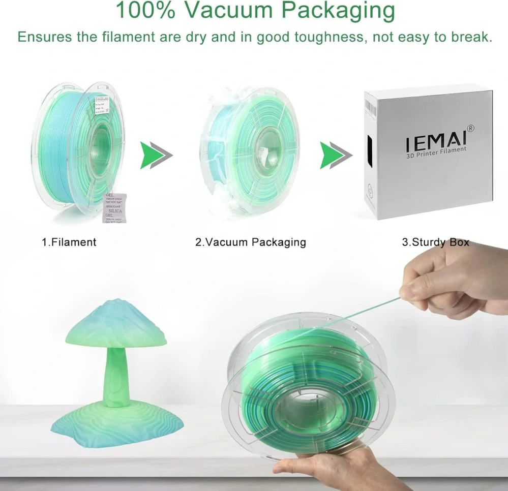 IEMAI PETG vlákno 1,75 mm, 3D tiskárny PETG