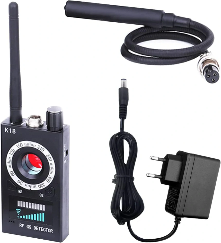 RUIZHI C008 Anti Spy RF detektor Bezdrátový signál detektoru chyb pro skrytou kameru Laserová čočka GSM