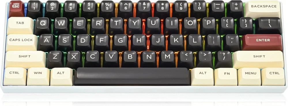Klávesnice SOLIDEE 150 60 procent 150 kláves Double Shot PBT Custom Gaming Keycaps