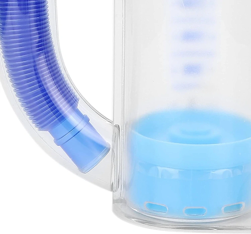 zalati Spirometrický dechový trenažér 5000 ml Prodyšný trenažér vitální kapacity pro domácí kancelářský trenažér