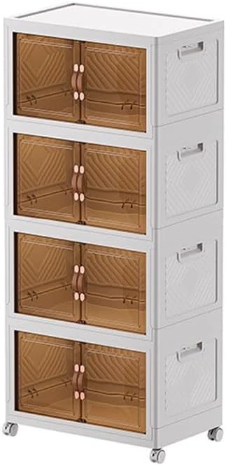 PAIDE P Úložný box s víkem a stohovacím systémem, plastový úložný box s víkem.