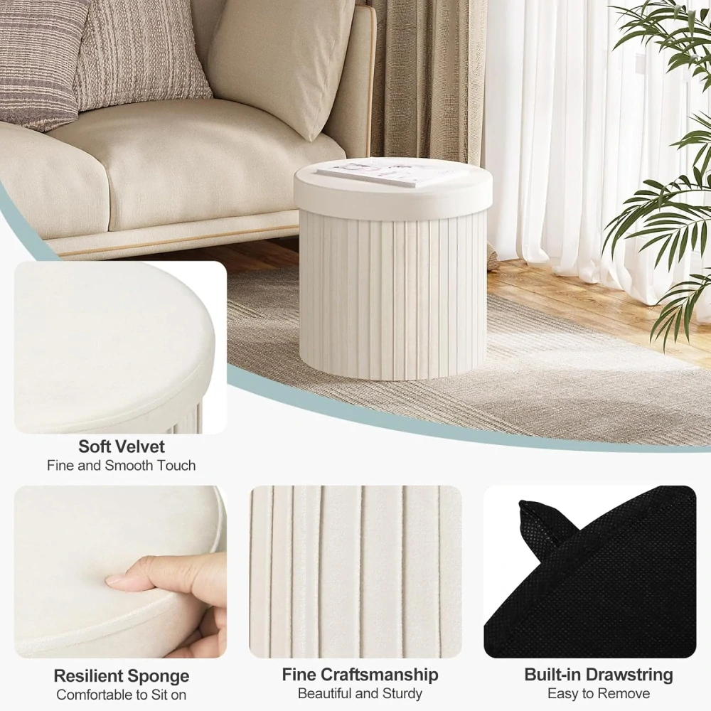 WOLTU taburet s úložným prostorem